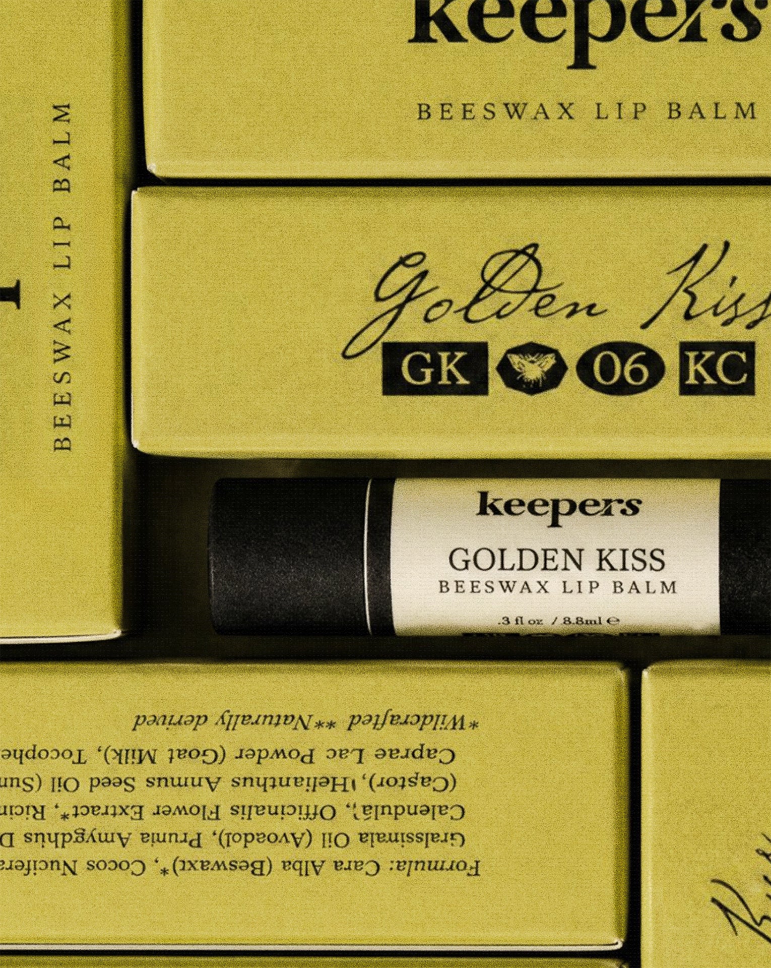 Golden Kiss - Beeswax Lip Balm